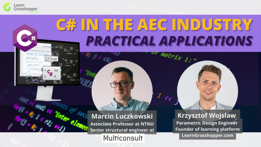 C# in AEC webinar invitation