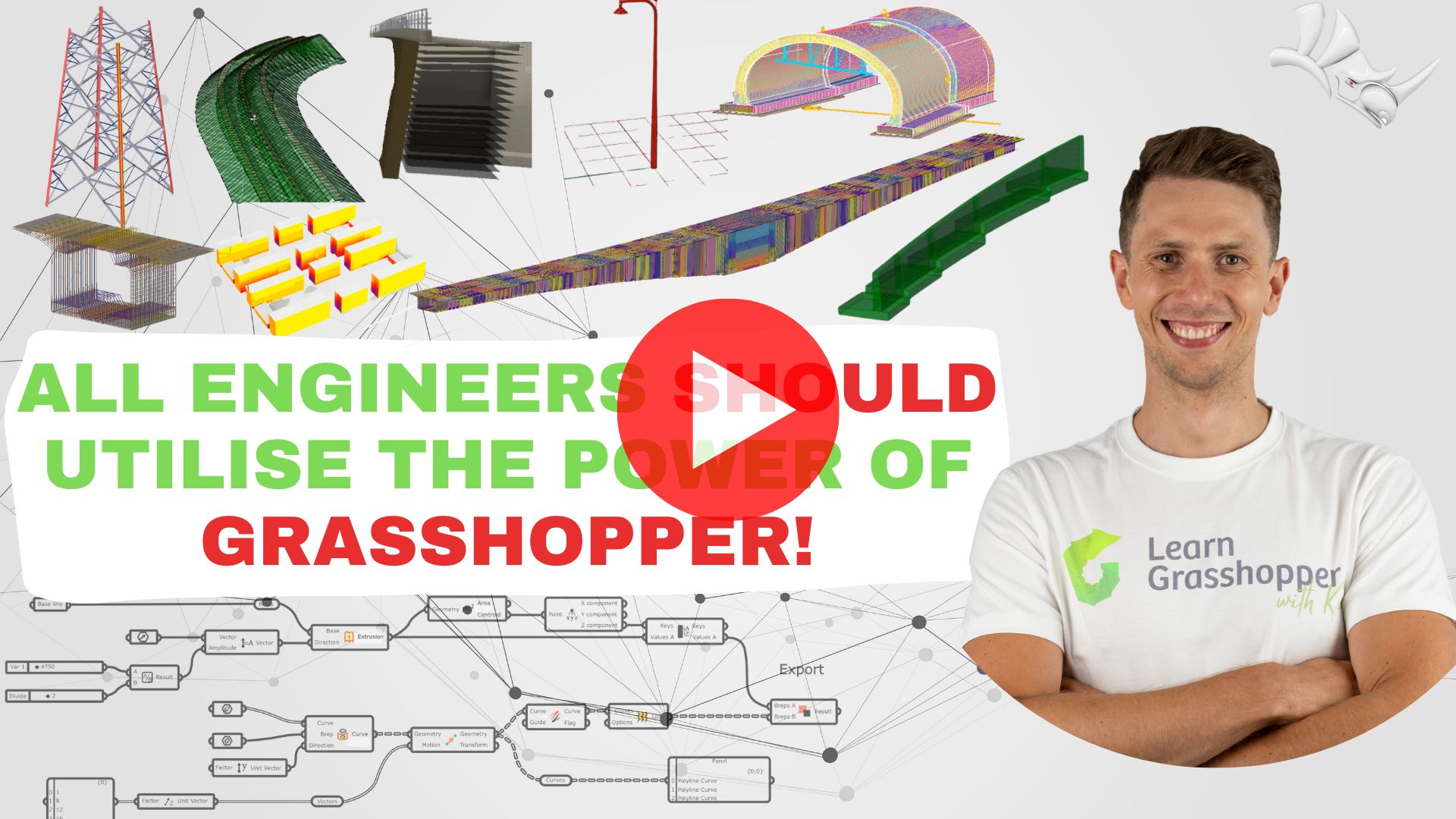 Webinar - Grasshopper for all engineers - McNeel - Learn Grasshopper