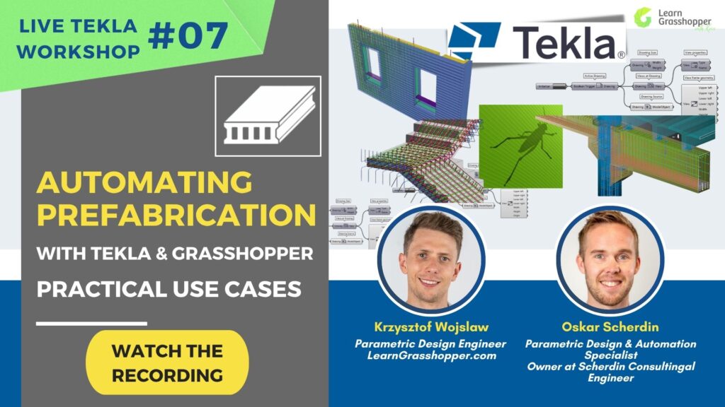 prefabrication in tekla