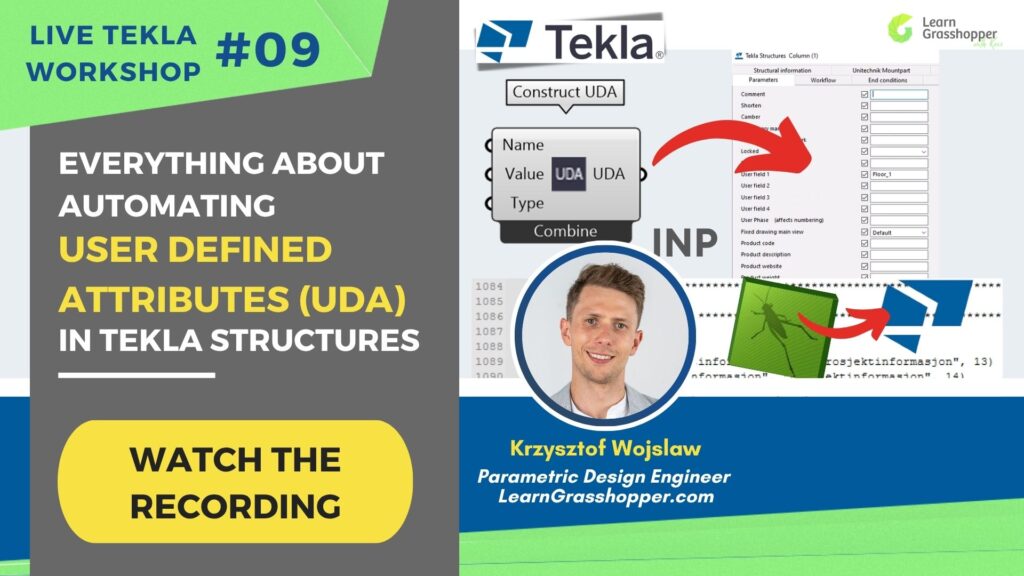 uda in tekla