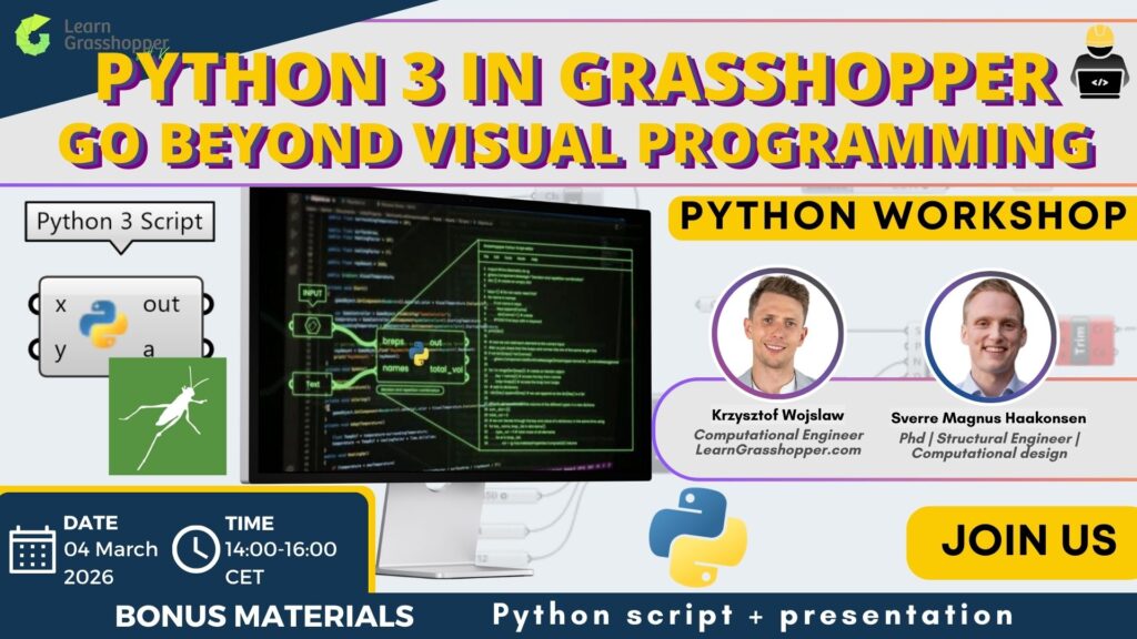 python grasshopper workshop