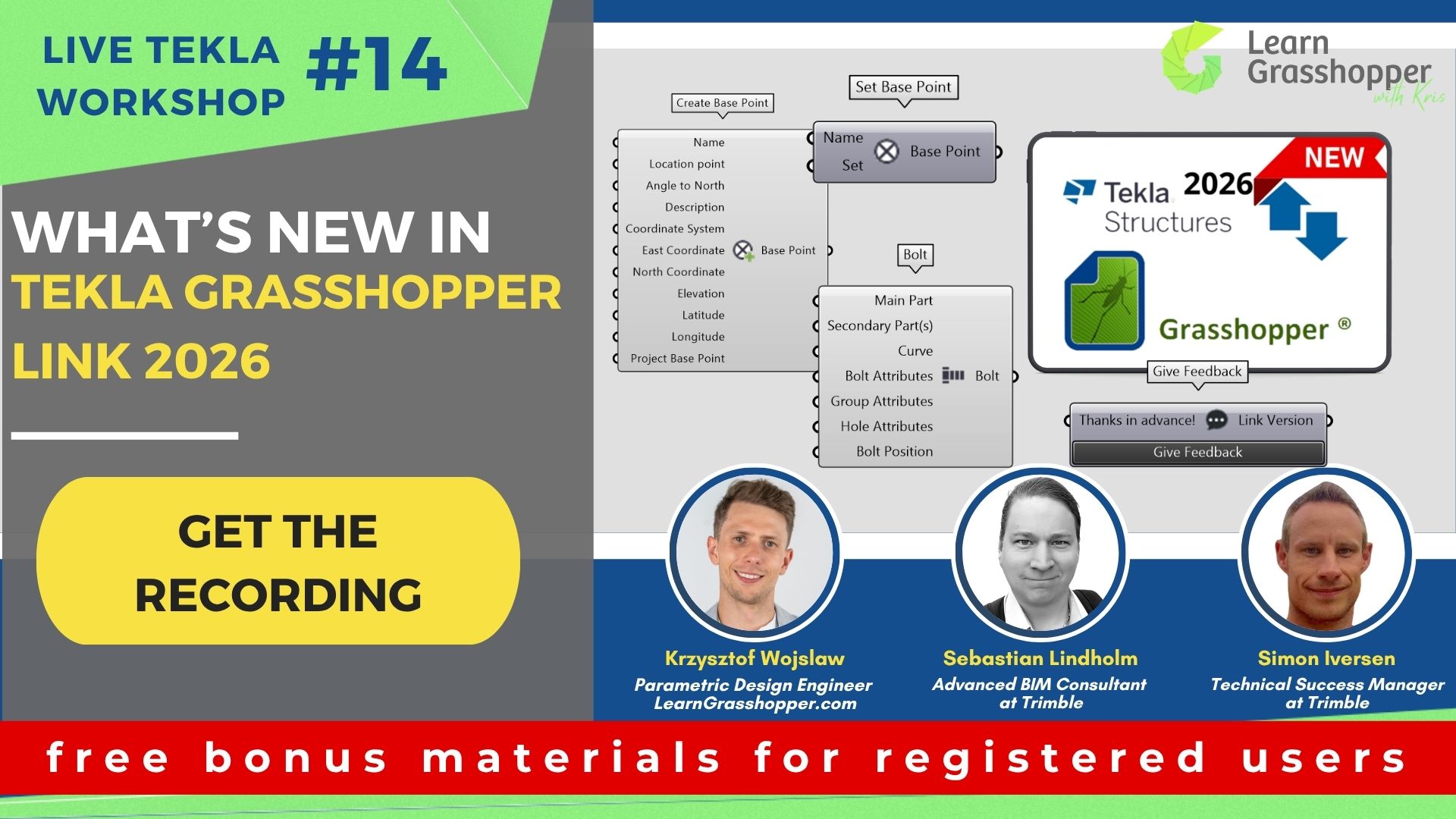 tekla grasshopper 2026
