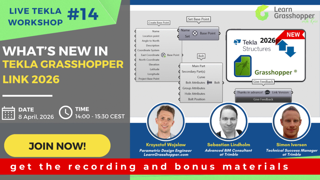 tekla grasshopper link 2026