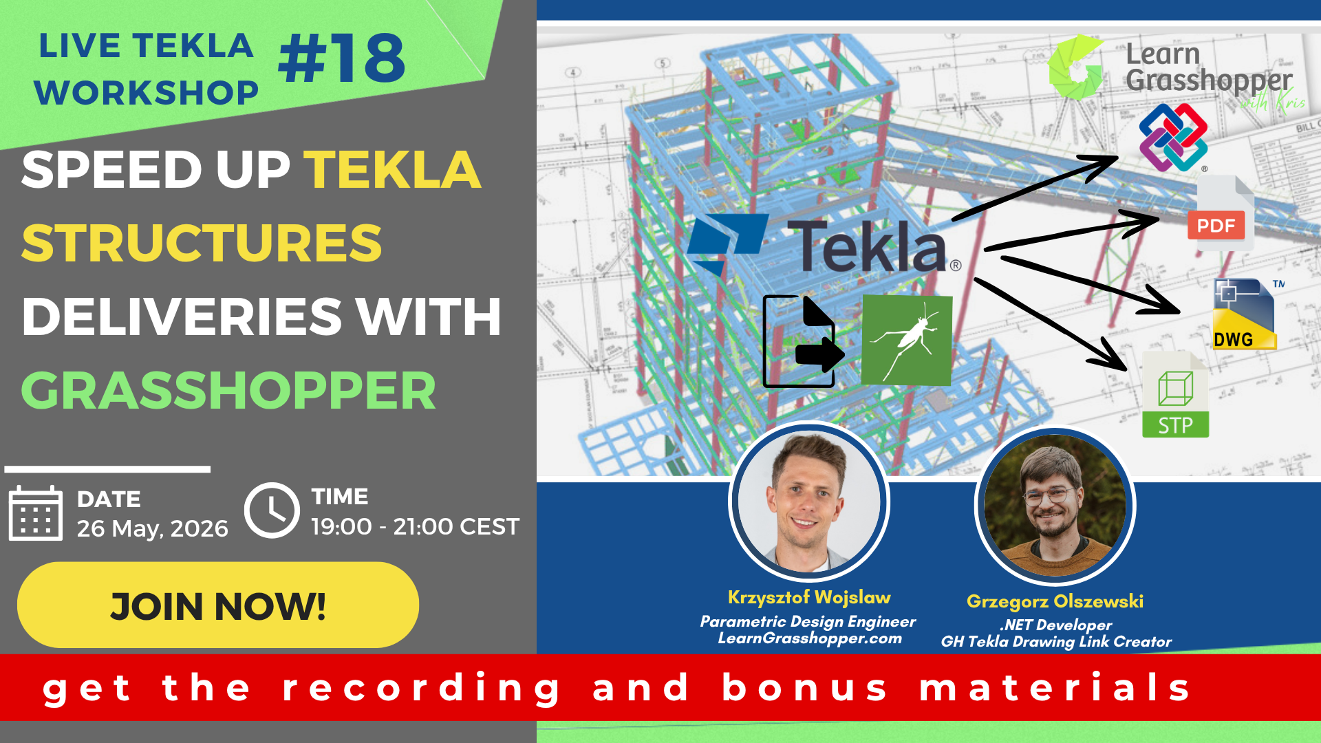 Tekla Deliveries Workshop