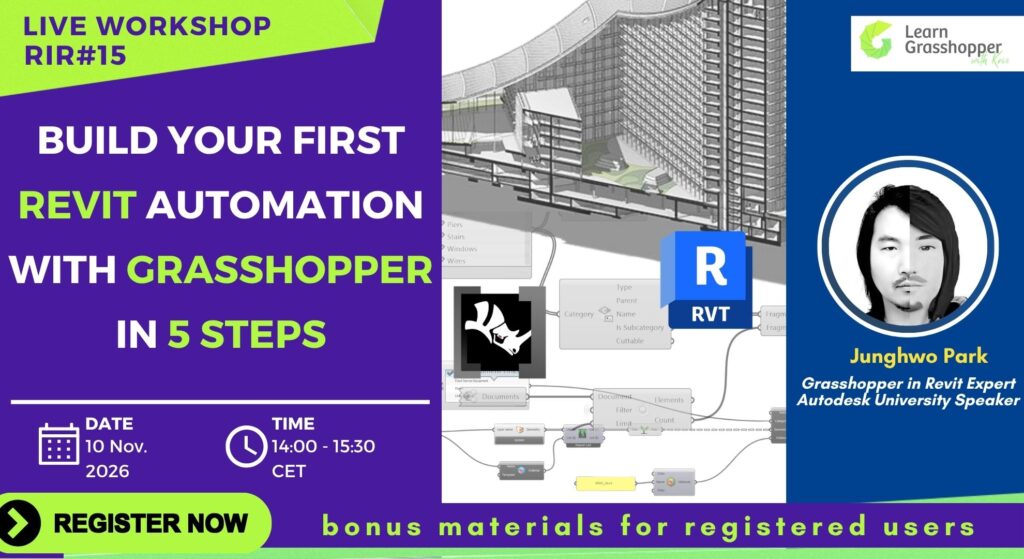 Build Your First Revit Automation with Grasshopper in 5 Simple Steps